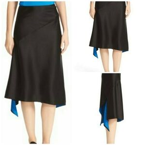 Angled Seam Reversible Asymmetrical Skirt